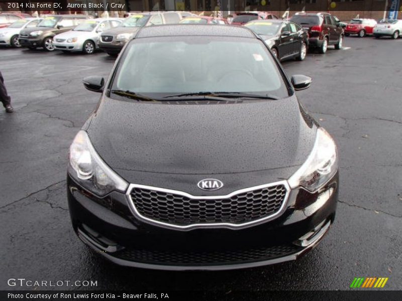 Aurora Black / Gray 2014 Kia Forte EX