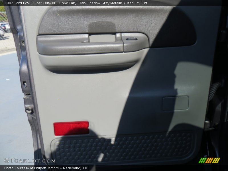 Dark Shadow Grey Metallic / Medium Flint 2002 Ford F250 Super Duty XLT Crew Cab