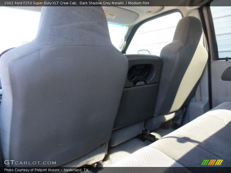 Dark Shadow Grey Metallic / Medium Flint 2002 Ford F250 Super Duty XLT Crew Cab