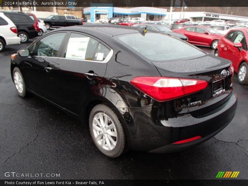 Aurora Black / Gray 2014 Kia Forte EX