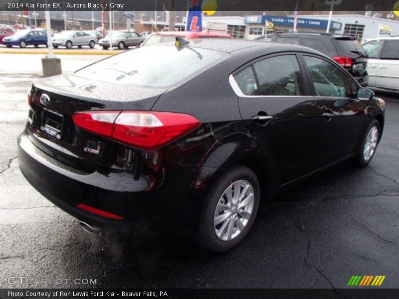 Aurora Black / Gray 2014 Kia Forte EX
