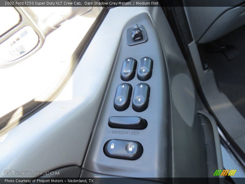 Dark Shadow Grey Metallic / Medium Flint 2002 Ford F250 Super Duty XLT Crew Cab