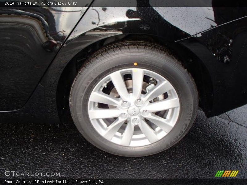 Aurora Black / Gray 2014 Kia Forte EX