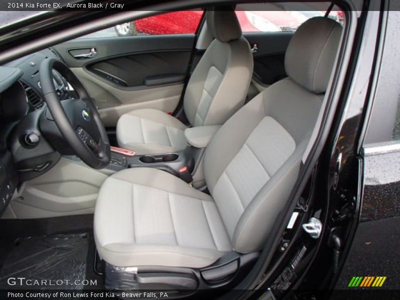 Aurora Black / Gray 2014 Kia Forte EX