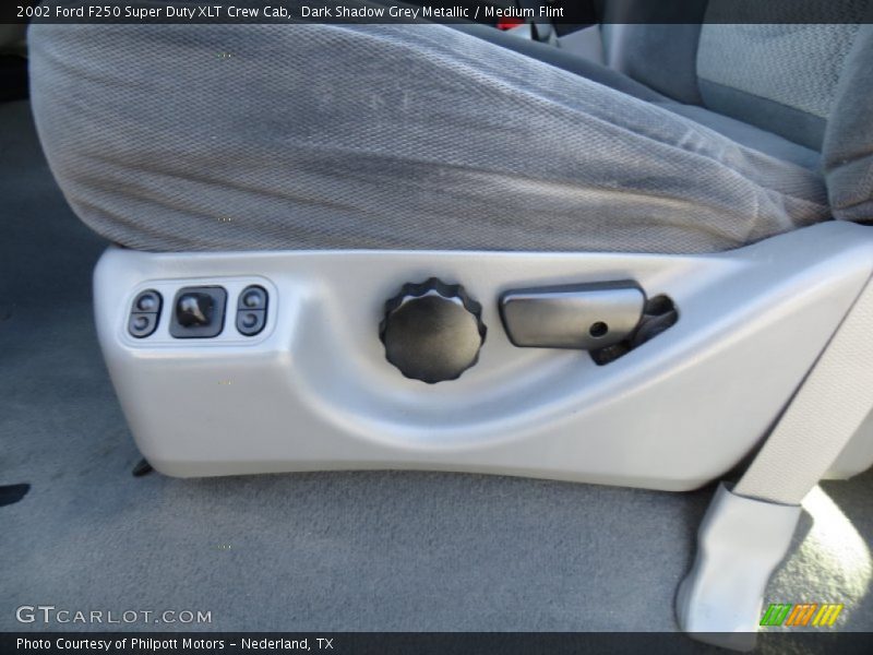 Dark Shadow Grey Metallic / Medium Flint 2002 Ford F250 Super Duty XLT Crew Cab