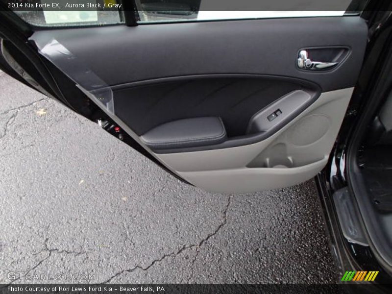Aurora Black / Gray 2014 Kia Forte EX