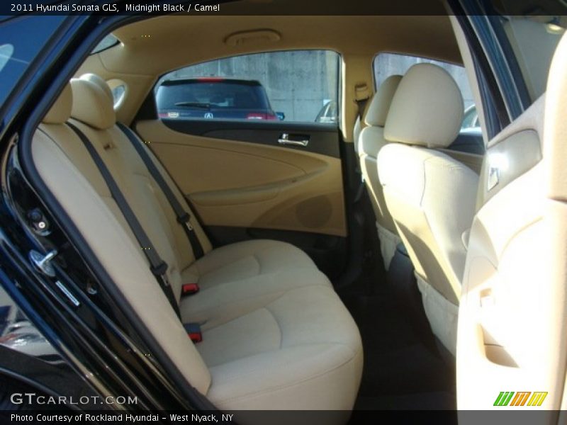 Midnight Black / Camel 2011 Hyundai Sonata GLS