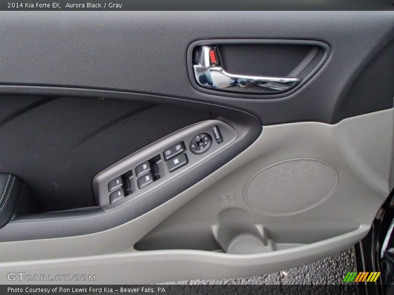 Aurora Black / Gray 2014 Kia Forte EX