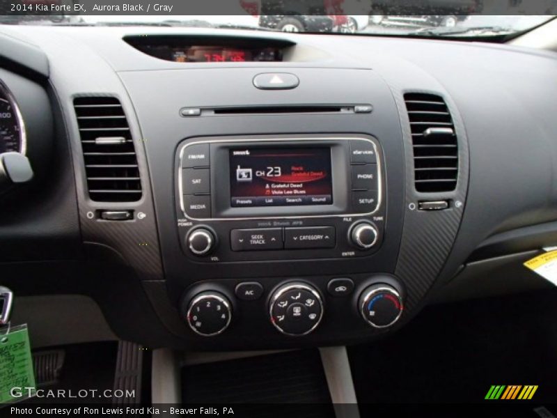 Aurora Black / Gray 2014 Kia Forte EX