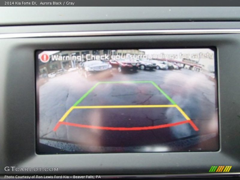 Aurora Black / Gray 2014 Kia Forte EX