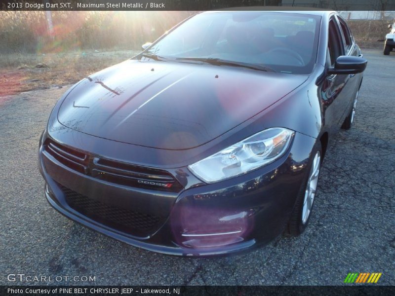 Maximum Steel Metallic / Black 2013 Dodge Dart SXT