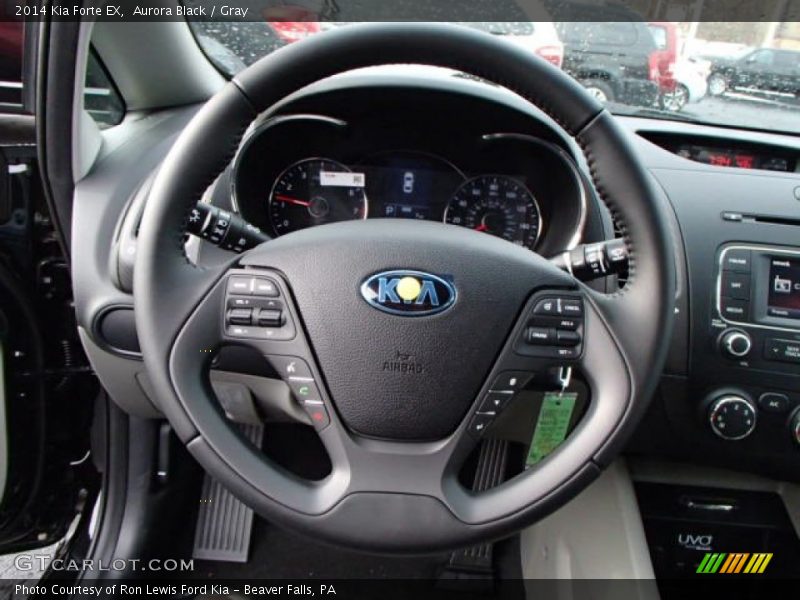 Aurora Black / Gray 2014 Kia Forte EX
