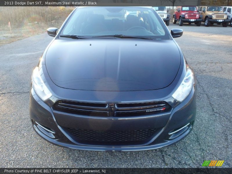 Maximum Steel Metallic / Black 2013 Dodge Dart SXT