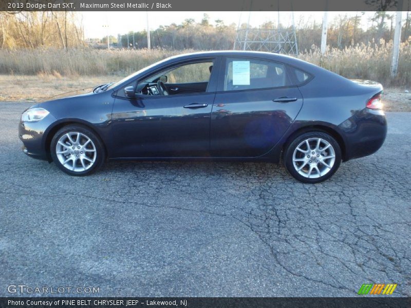 Maximum Steel Metallic / Black 2013 Dodge Dart SXT