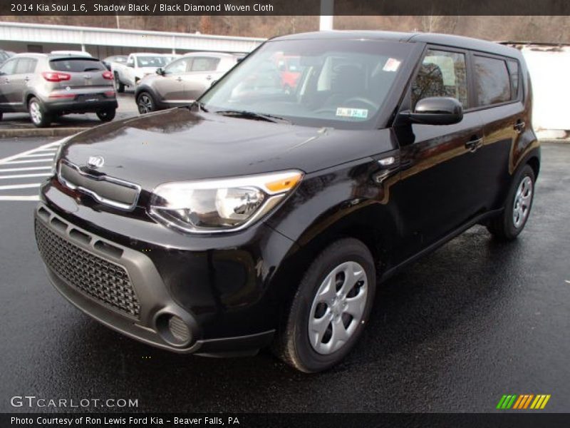Shadow Black / Black Diamond Woven Cloth 2014 Kia Soul 1.6