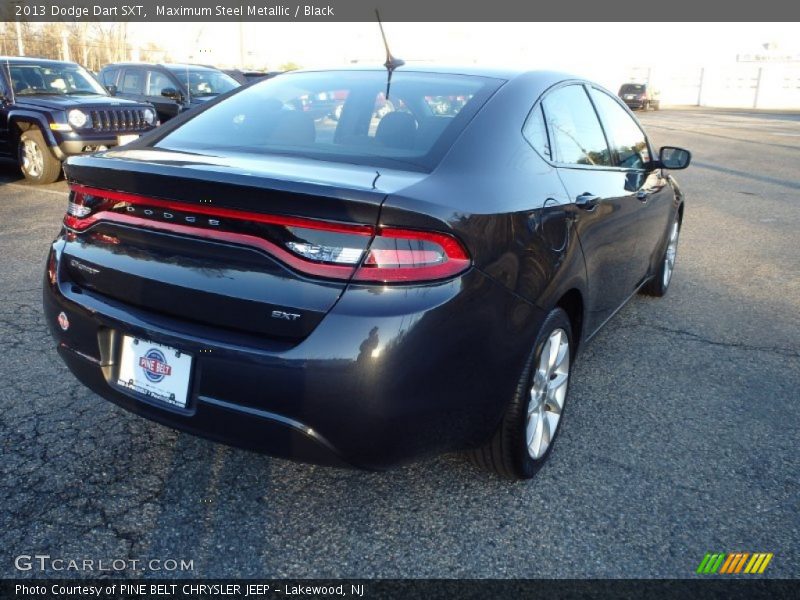 Maximum Steel Metallic / Black 2013 Dodge Dart SXT