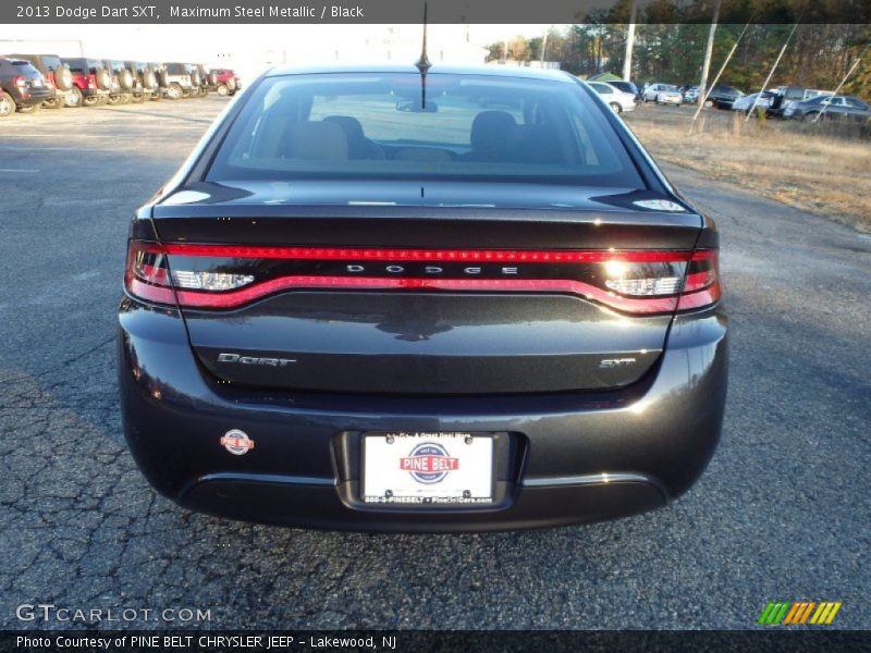 Maximum Steel Metallic / Black 2013 Dodge Dart SXT