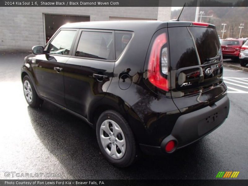 Shadow Black / Black Diamond Woven Cloth 2014 Kia Soul 1.6