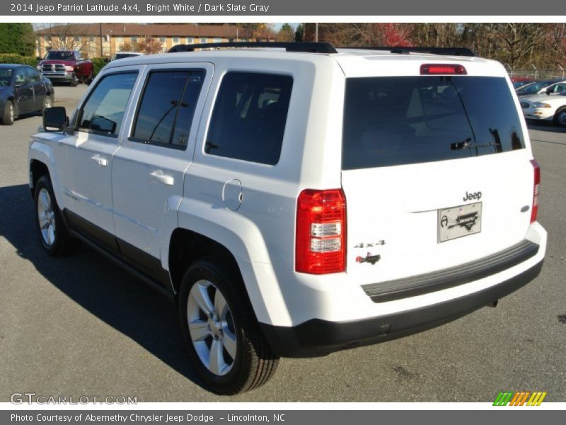 Bright White / Dark Slate Gray 2014 Jeep Patriot Latitude 4x4