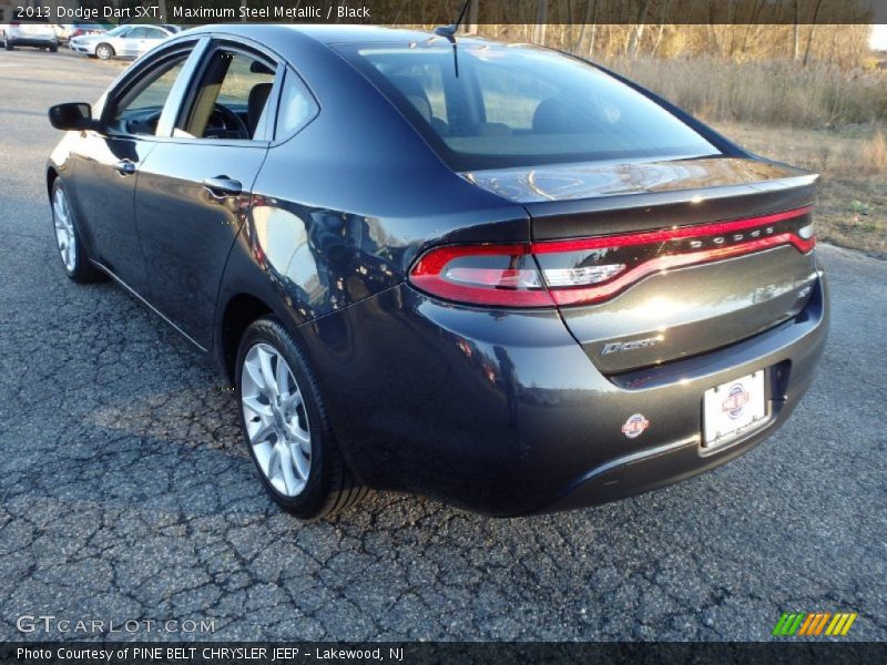 Maximum Steel Metallic / Black 2013 Dodge Dart SXT