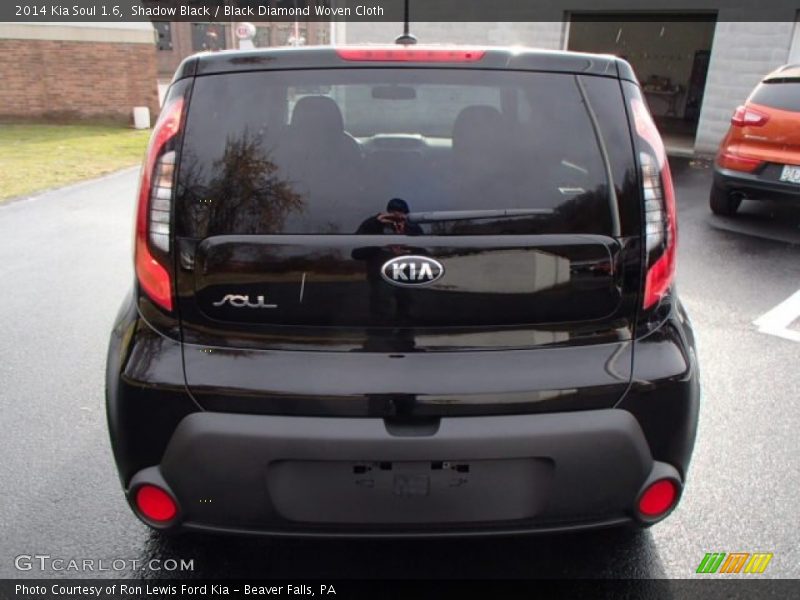 Shadow Black / Black Diamond Woven Cloth 2014 Kia Soul 1.6