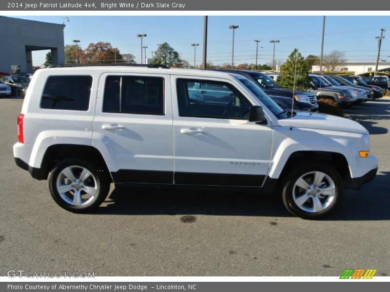 Bright White / Dark Slate Gray 2014 Jeep Patriot Latitude 4x4