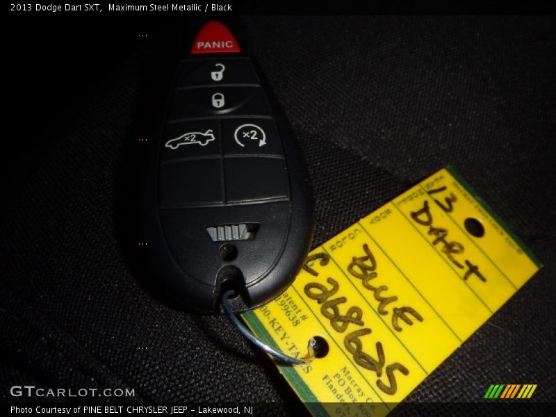 Maximum Steel Metallic / Black 2013 Dodge Dart SXT