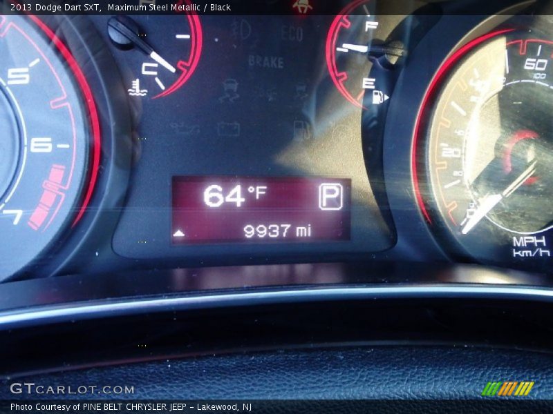 Maximum Steel Metallic / Black 2013 Dodge Dart SXT
