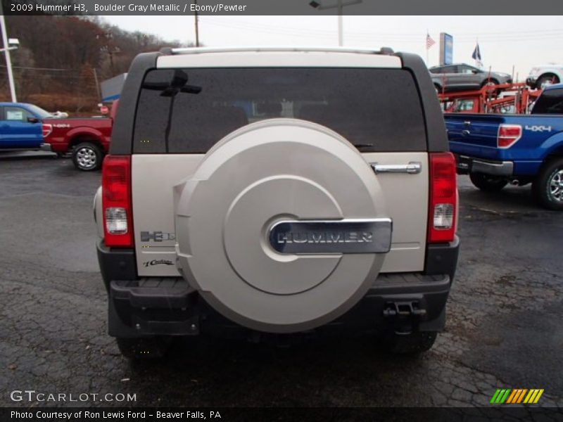 Boulder Gray Metallic / Ebony/Pewter 2009 Hummer H3