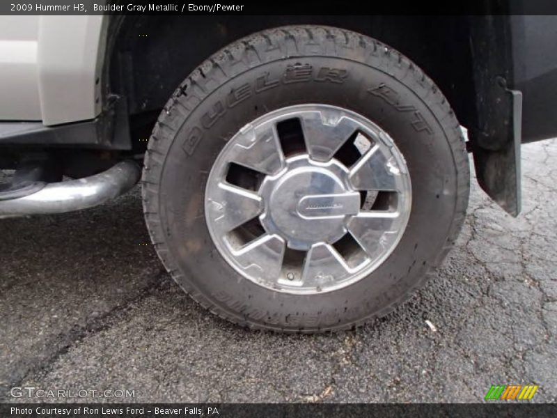 Boulder Gray Metallic / Ebony/Pewter 2009 Hummer H3