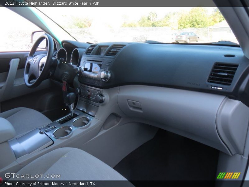 Blizzard White Pearl / Ash 2012 Toyota Highlander