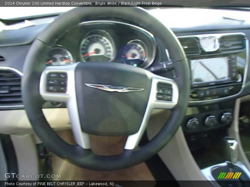 Bright White / Black/Light Frost Beige 2014 Chrysler 200 Limited Hardtop Convertible