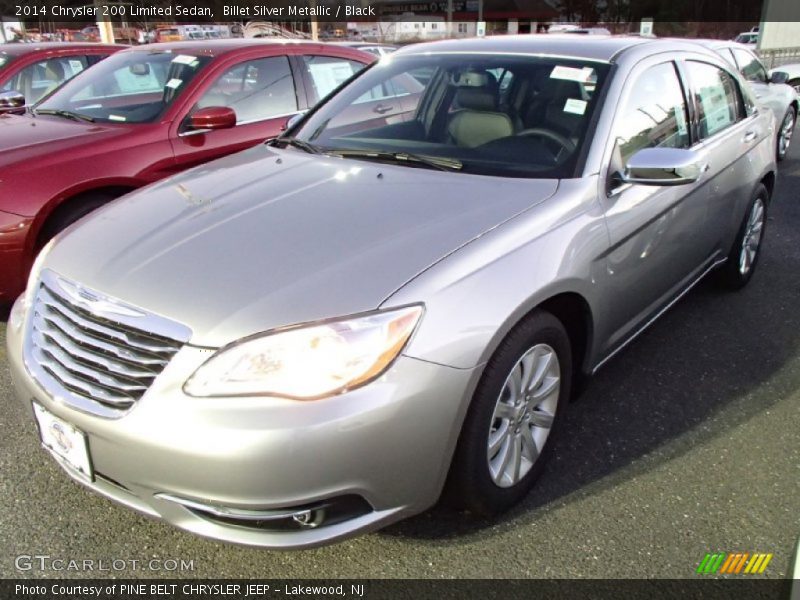 Billet Silver Metallic / Black 2014 Chrysler 200 Limited Sedan