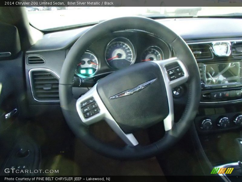Billet Silver Metallic / Black 2014 Chrysler 200 Limited Sedan