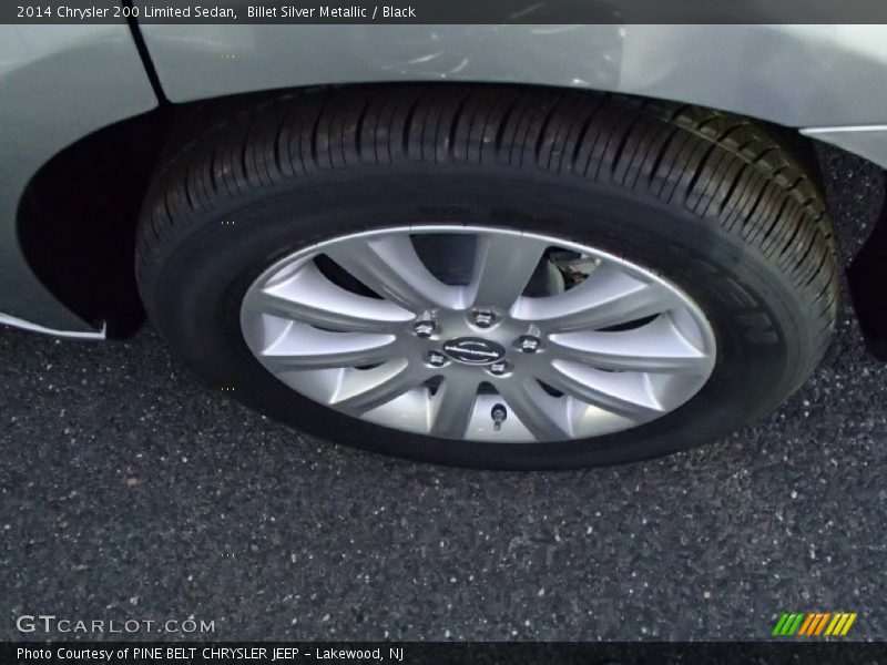 Billet Silver Metallic / Black 2014 Chrysler 200 Limited Sedan