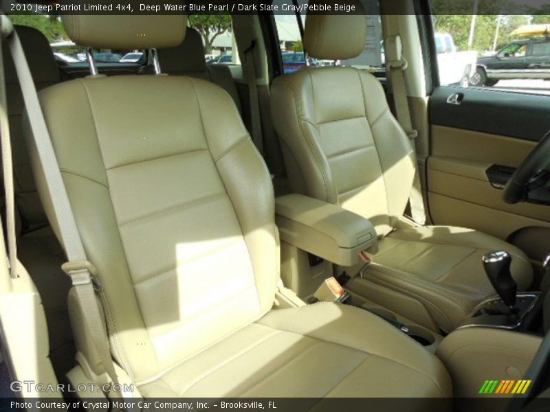 Deep Water Blue Pearl / Dark Slate Gray/Pebble Beige 2010 Jeep Patriot Limited 4x4