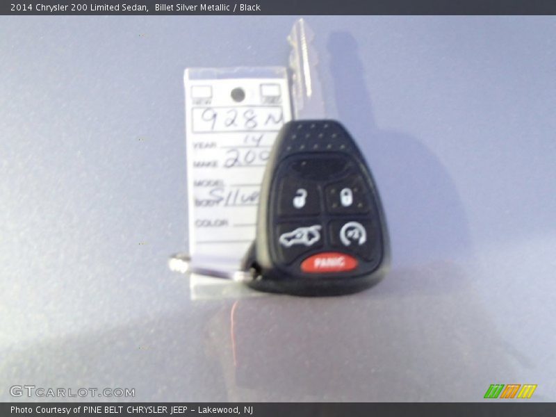 Billet Silver Metallic / Black 2014 Chrysler 200 Limited Sedan