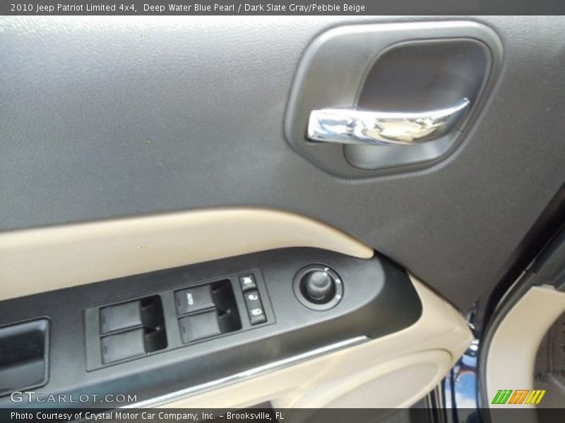 Deep Water Blue Pearl / Dark Slate Gray/Pebble Beige 2010 Jeep Patriot Limited 4x4