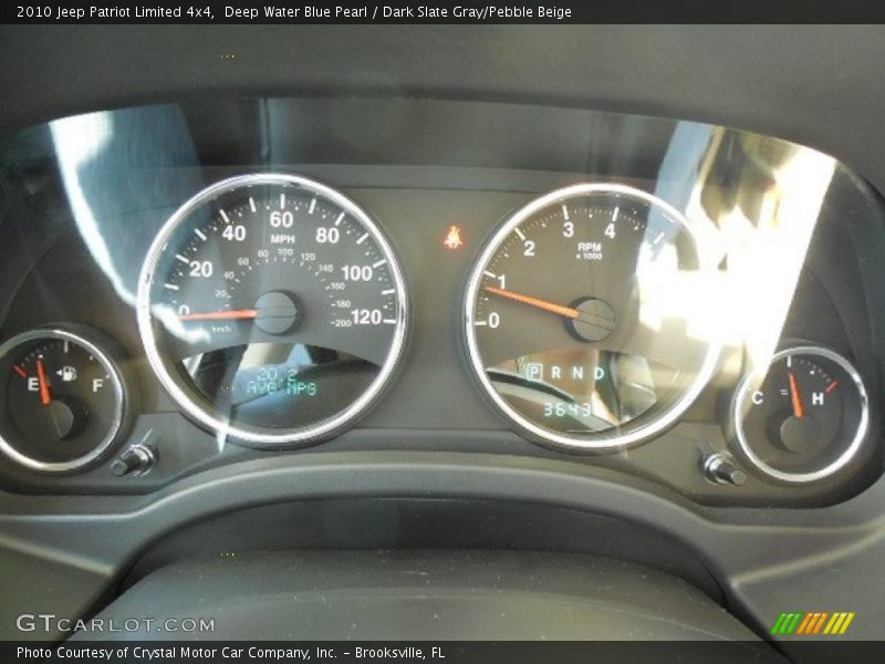 Deep Water Blue Pearl / Dark Slate Gray/Pebble Beige 2010 Jeep Patriot Limited 4x4