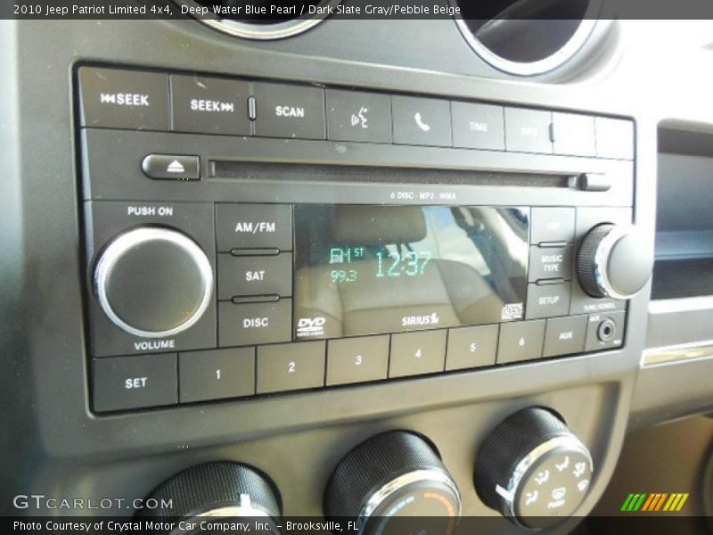Deep Water Blue Pearl / Dark Slate Gray/Pebble Beige 2010 Jeep Patriot Limited 4x4