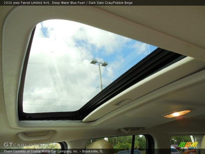 Deep Water Blue Pearl / Dark Slate Gray/Pebble Beige 2010 Jeep Patriot Limited 4x4