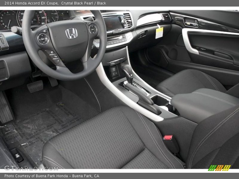 Black Interior - 2014 Accord EX Coupe 