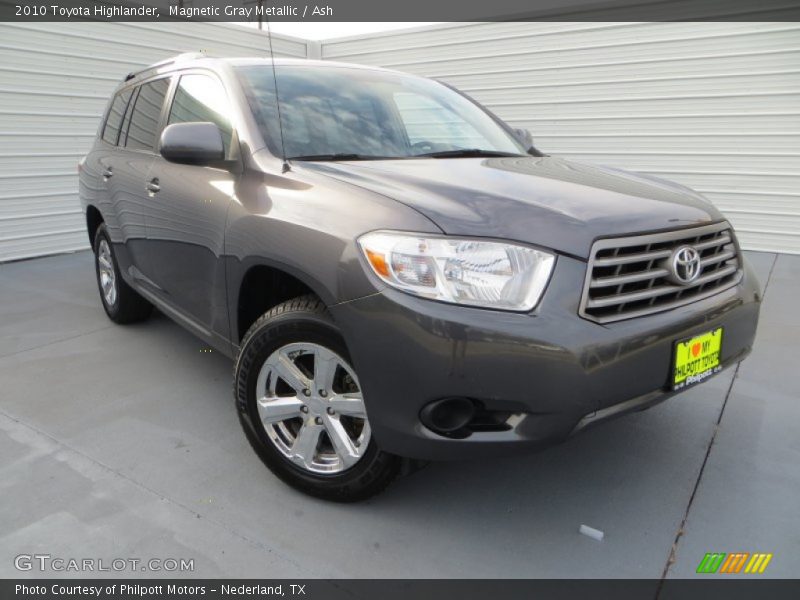 Magnetic Gray Metallic / Ash 2010 Toyota Highlander