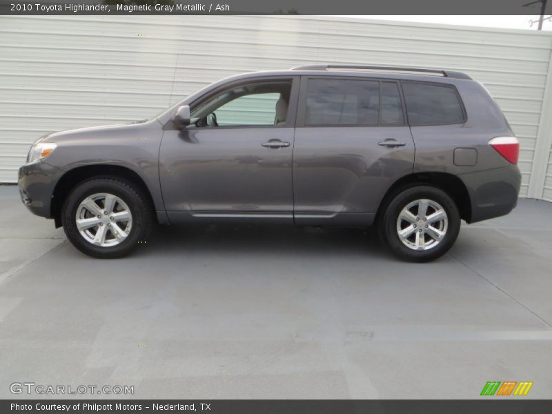 Magnetic Gray Metallic / Ash 2010 Toyota Highlander