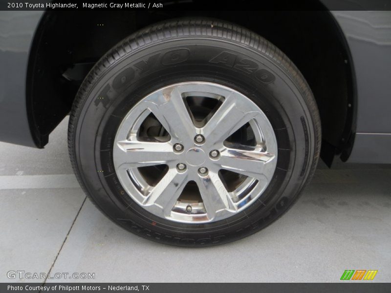 Magnetic Gray Metallic / Ash 2010 Toyota Highlander