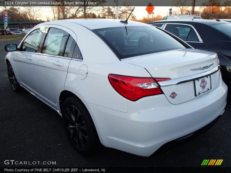 Bright White / Black 2014 Chrysler 200 Limited Sedan