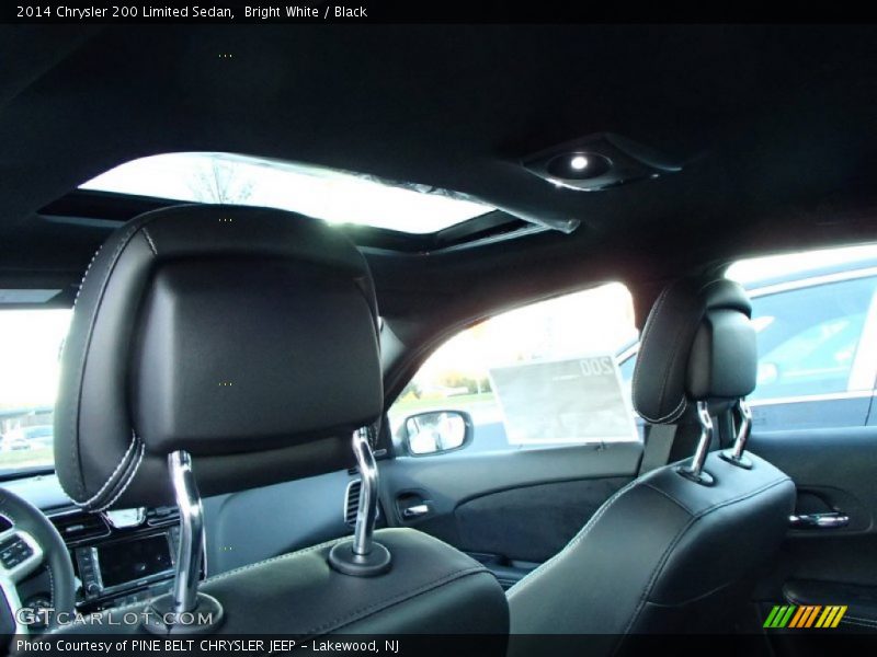 Bright White / Black 2014 Chrysler 200 Limited Sedan