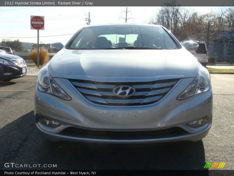 Radiant Silver / Gray 2012 Hyundai Sonata Limited