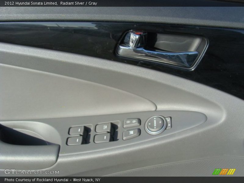 Radiant Silver / Gray 2012 Hyundai Sonata Limited
