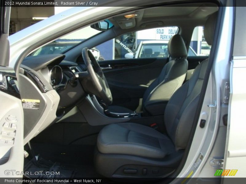 Radiant Silver / Gray 2012 Hyundai Sonata Limited